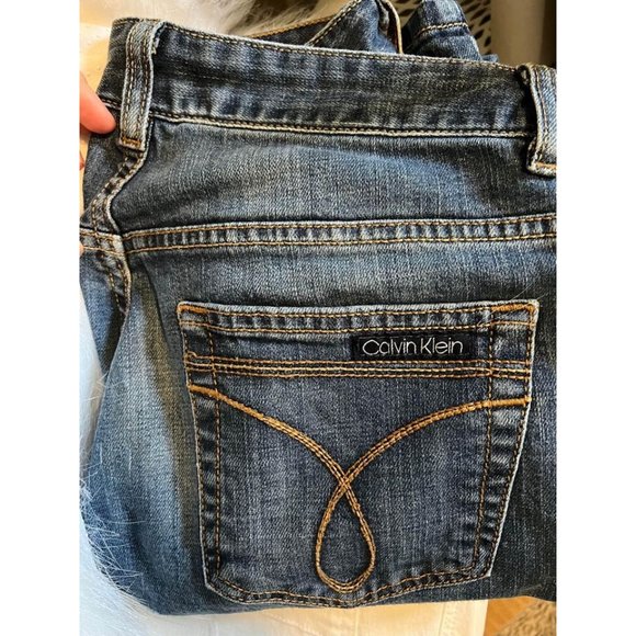 Calvin Klein Womens Flare Jeans Size 6/28 - Picture 7 of 10